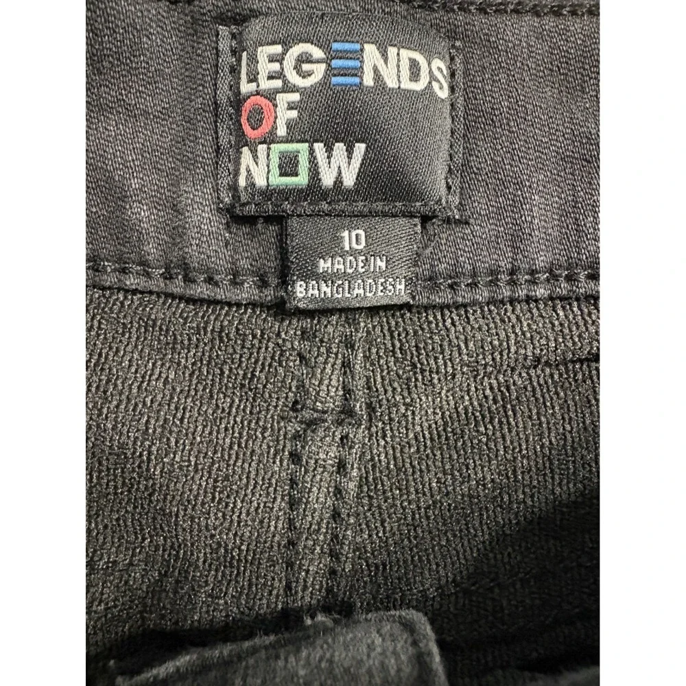 Legends of Now Boys Skinny Jeans Faded Black Denim Size 10 Slim Fit Pants